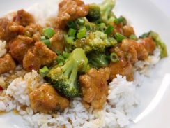 orange Chicken ready to eat