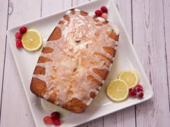 cranberry lemon pound cake