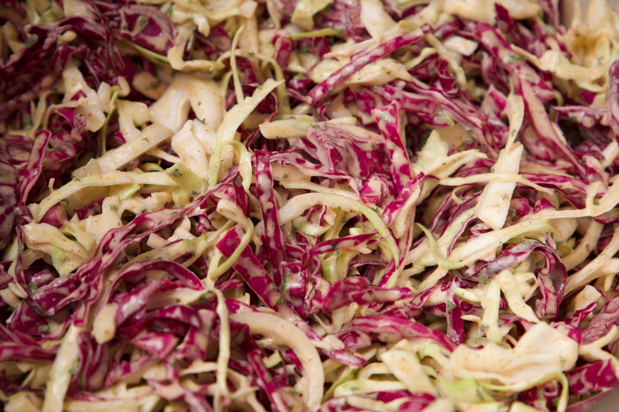 crunchy coleslaw mixed up