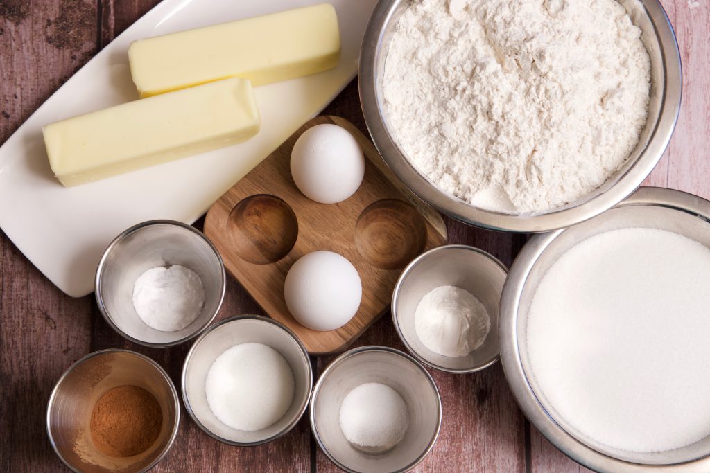 ingredients for snickerdoodle