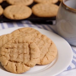 Peanut Butter cookies ready to eat