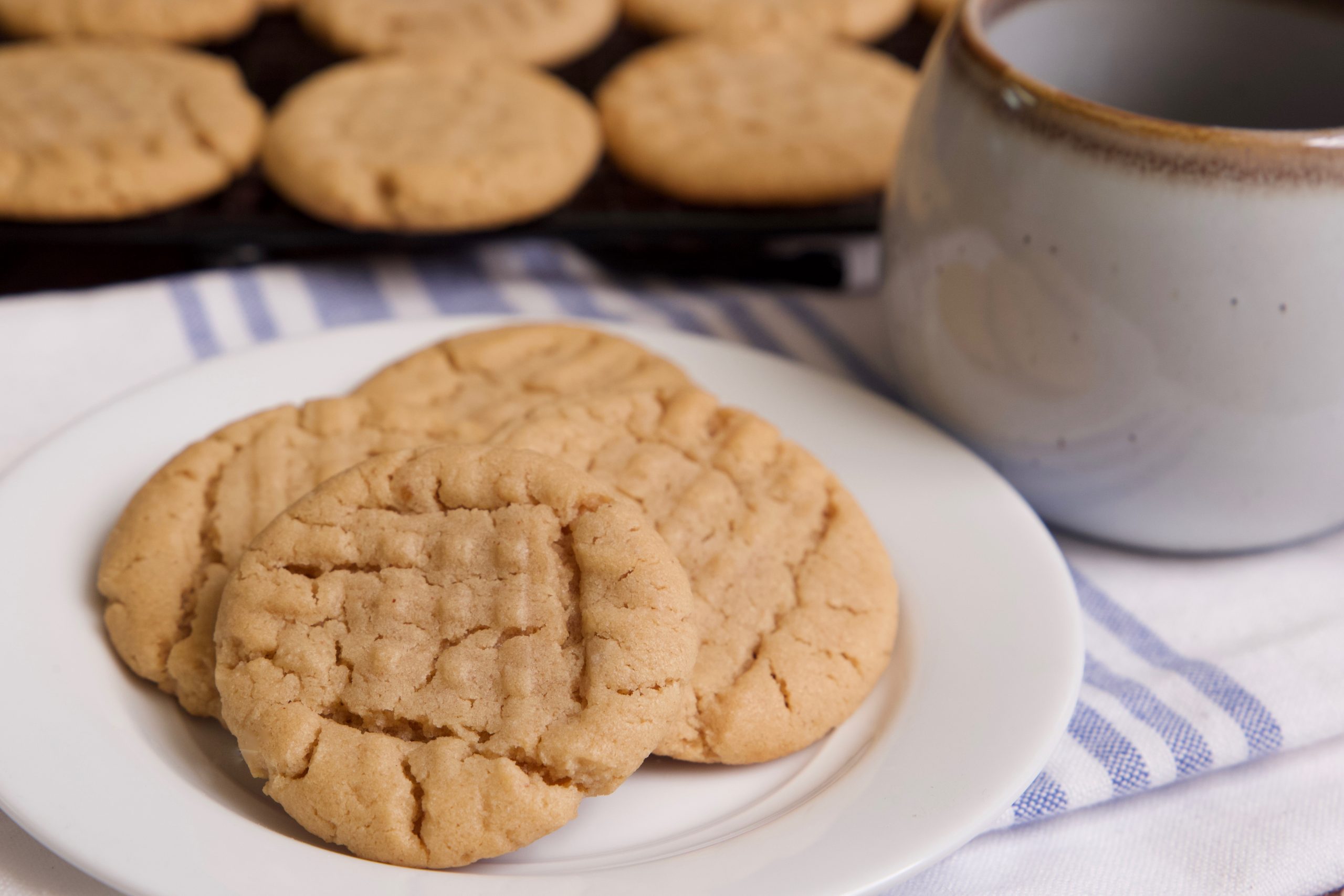 Peanut Butter cookies ready to eat