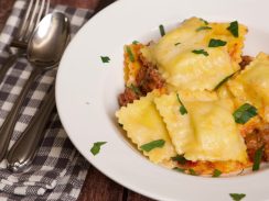 easy Ravioli bake