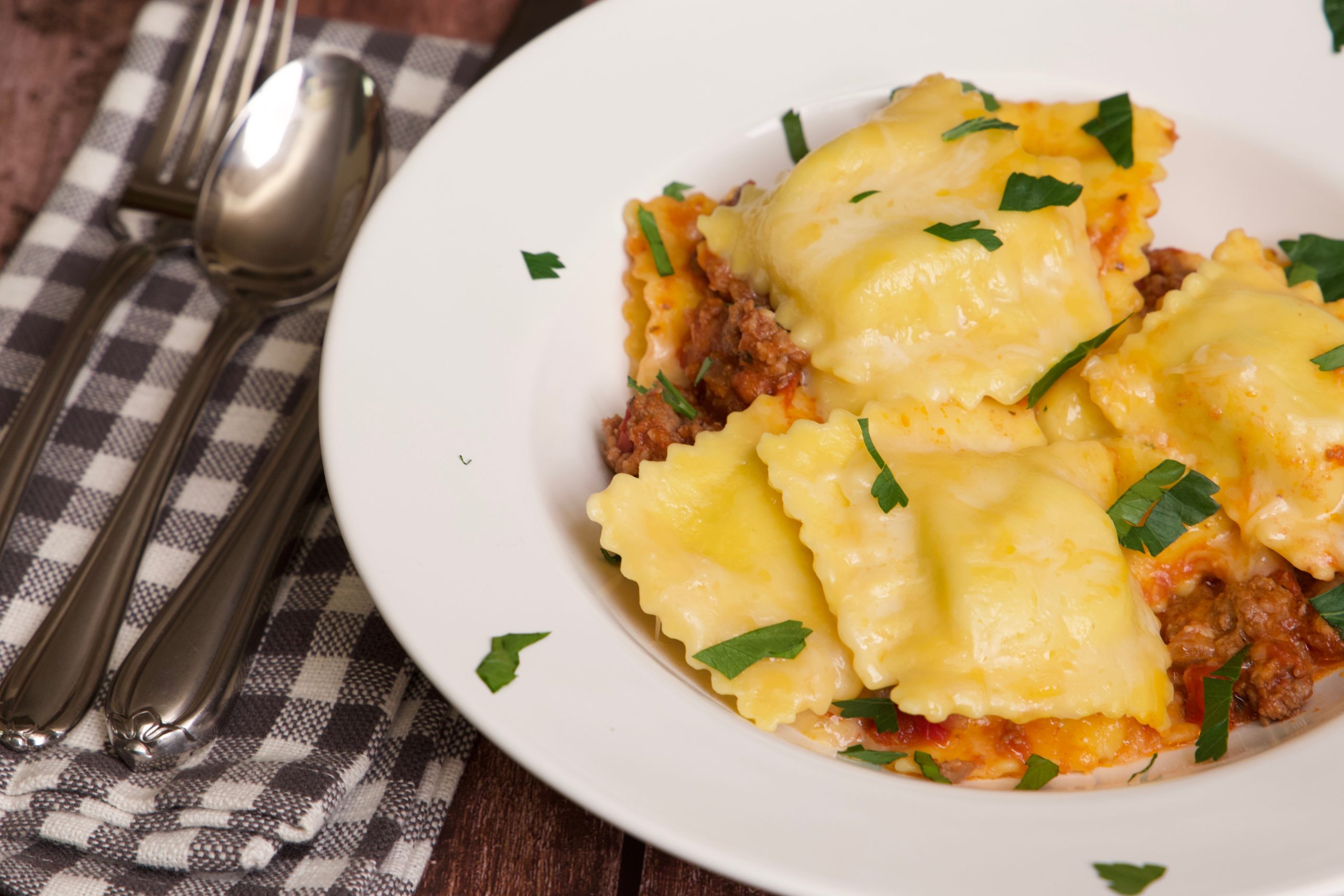 easy Ravioli bake