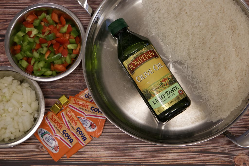 Ingredients Mexican rice